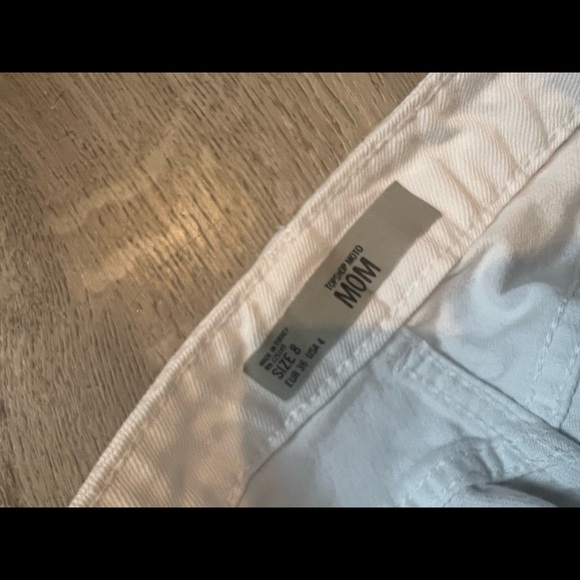 White top shop Mom jeans size 4 - Picture 3 of 3